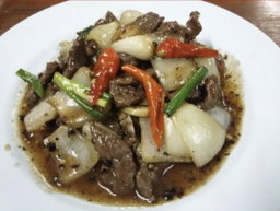 Thai black pepper beef