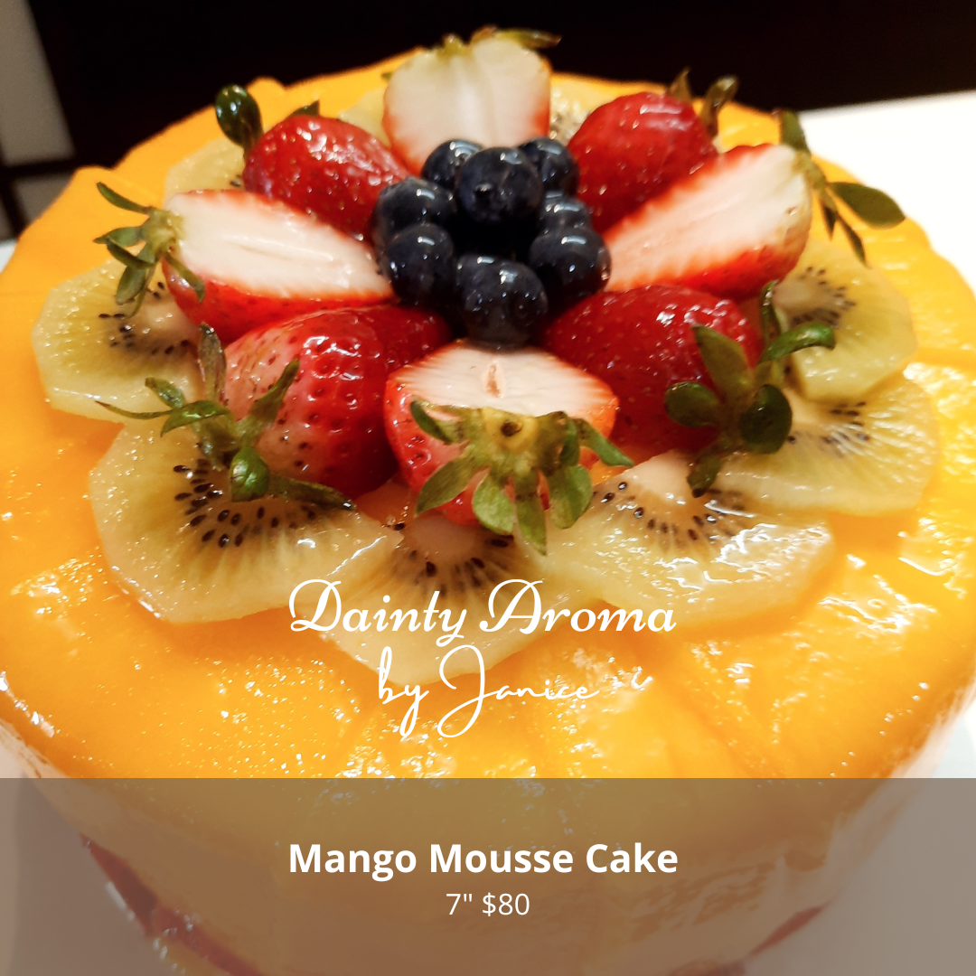 Mango Mousse Cake 7"