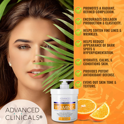 Advanced Clinicals Vitamin C Brightening Face & Body Cream
