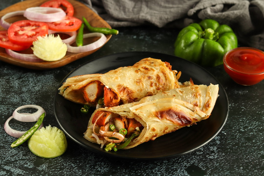 Chicken Egg Kathi Roll