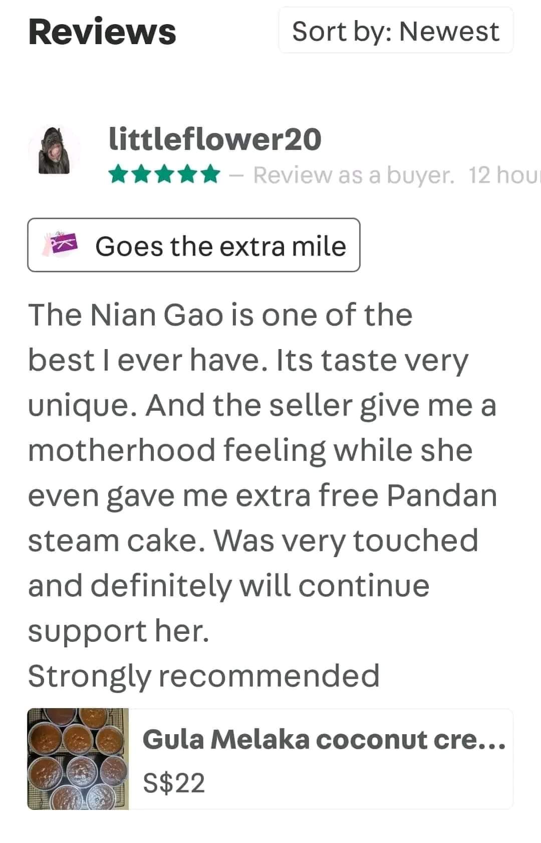 Eggless Gula Melaka coconut Nian Gao (Top seller)_3
